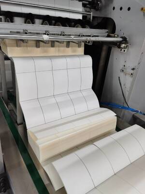 접착제 열 바코드 스티커 팬폴드 접착제 라벨 스티커 사용자 정의 크기 100mm*150mm