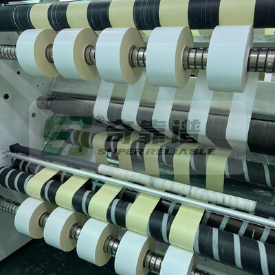 HM2633H Economical Top Thermal Paper Hotmelt Glue Yellow Liner 60G adhesive paper