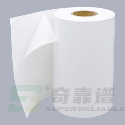 WG4133 PP Matte 75um Synthetic Paper Water Based Acrylic Glue White Glassine Liner