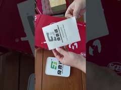 최고 강한 점착성 글루로 코팅된 스티커 페이퍼 시트 SS0111을 던지세요