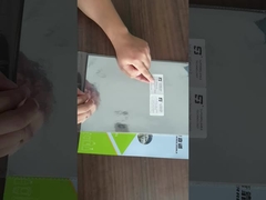 WG4633 모델 멘탈이즈드 밝은 은 봅프 아크릴 접착제 하얀 글래신 라이너