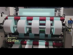 HM2233L 최고 감열지 점착성 라벨 재료 상부 열 핫멜트 풀 푸른 글래신 라이너