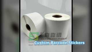 시계: DT 직접 열 접착식 열 스티커 바코드 스티커 맞춤형 크기 쇼케이스